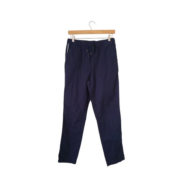 Wildfang The Essential Piped Drawstring Pants Navy/White Size Medium - Picture 1 of 10